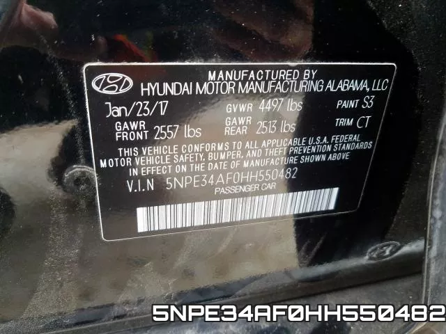 5NPE34AF0HH550482 фото 2