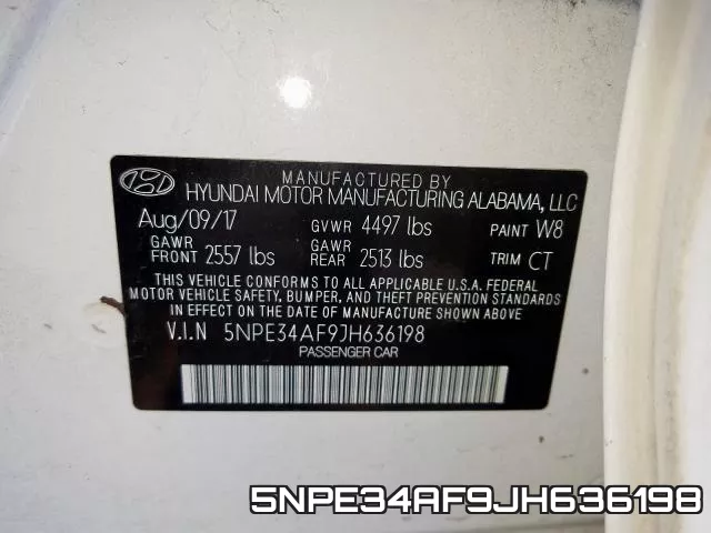 5NPE34AF9JH636198 фото 2