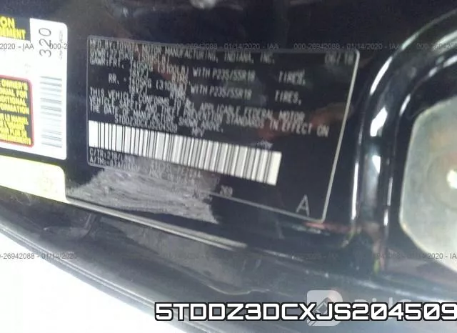 5TDDZ3DCXJS204509 фото 10