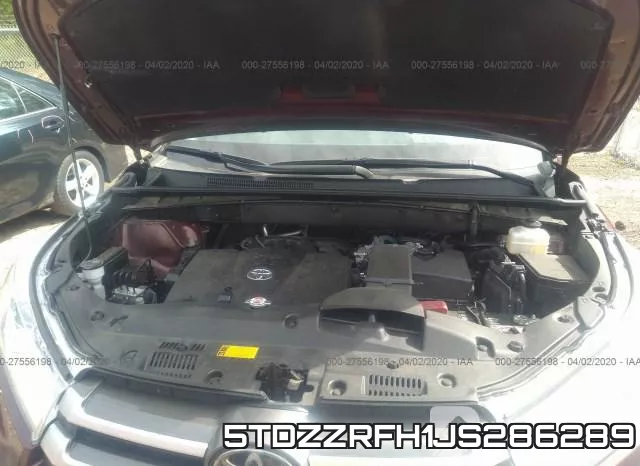 5TDZZRFH1JS286289 фото 2