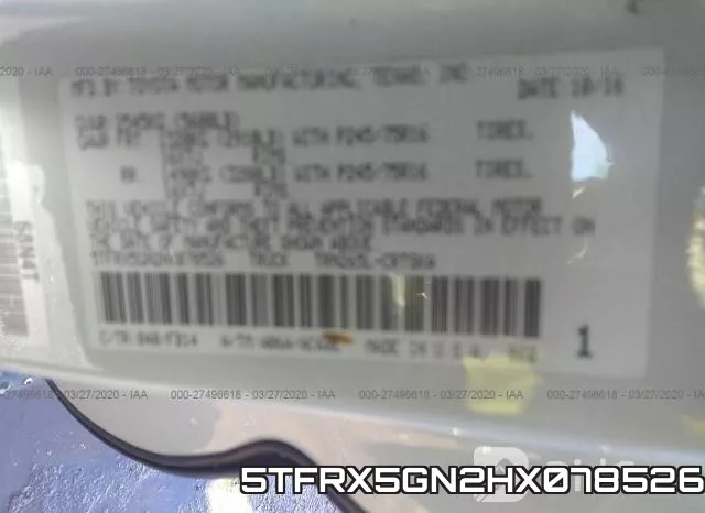 5TFRX5GN2HX078526 фото 10