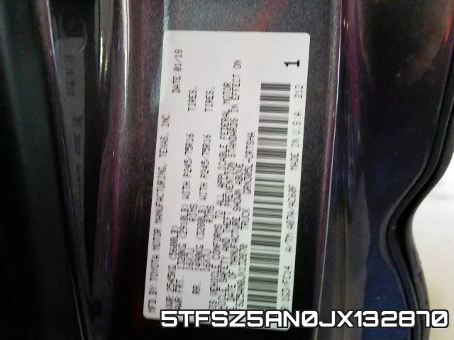 5TFSZ5AN0JX132870 фото 2