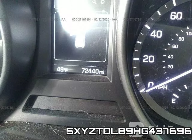 5XYZTDLB9HG437696 фото 8