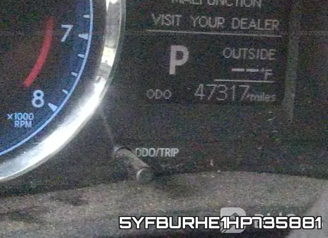 5YFBURHE1HP735881 фото 8