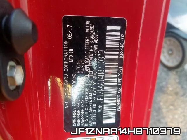 JF1ZNAA14H8710379 фото 2