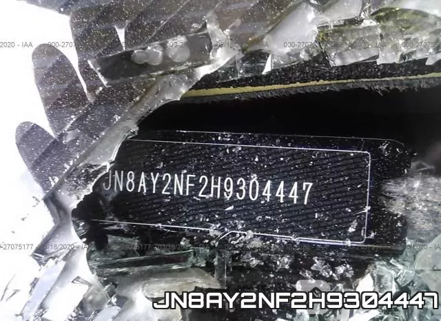 JN8AY2NF2H9304447 фото 10