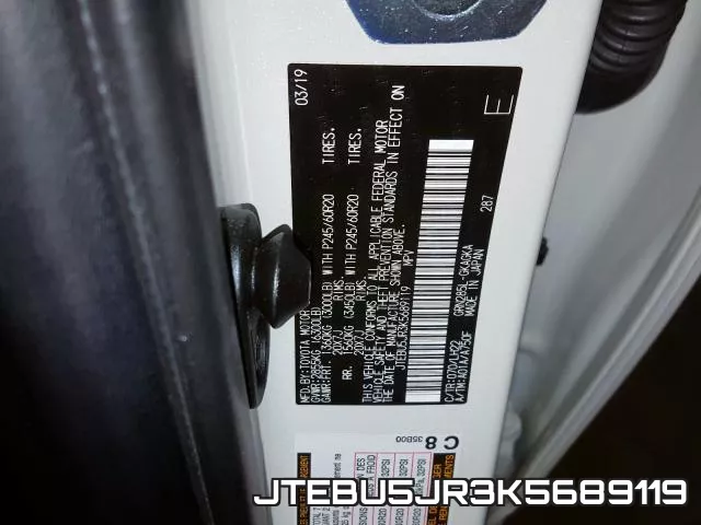 JTEBU5JR3K5689119 фото 2