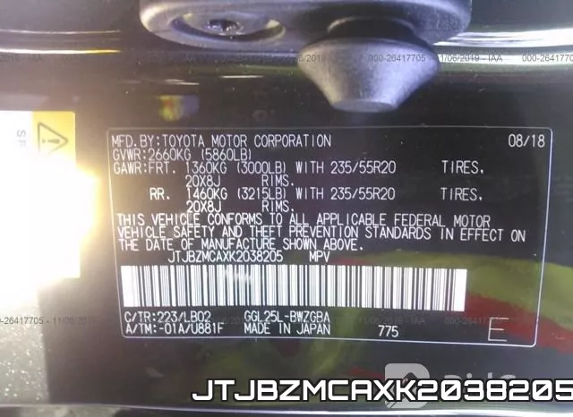 JTJBZMCAXK2038205 фото 10