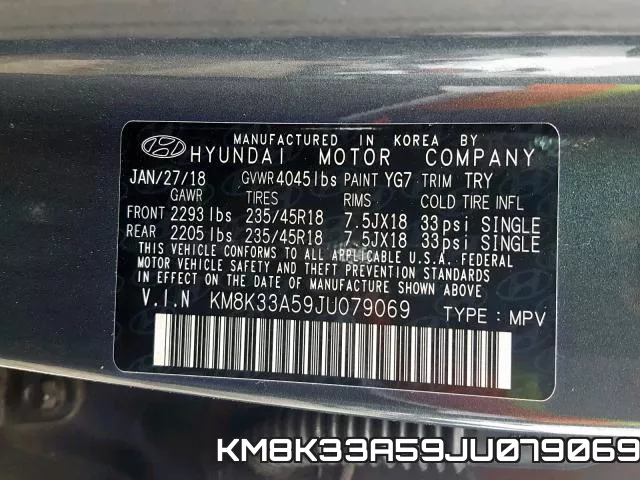KM8K33A59JU079069 фото 2