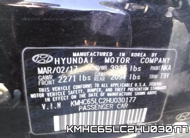 KMHC65LC2HU030177 фото 10