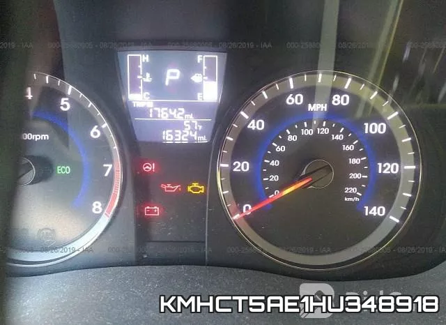 KMHCT5AE1HU348918 фото 8