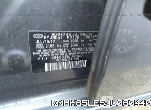 KMHH35LE5JU030440 фото 10