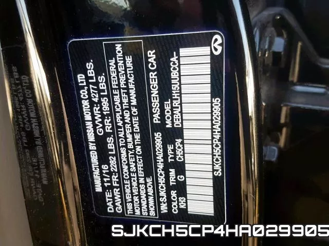 SJKCH5CP4HA029905 фото 2