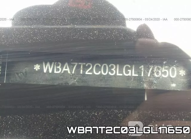 WBA7T2C03LGL17650 фото 10
