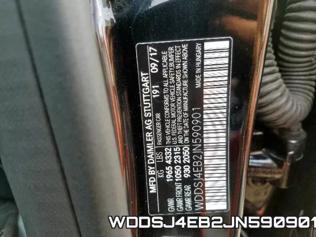 WDDSJ4EB2JN590901 фото 2