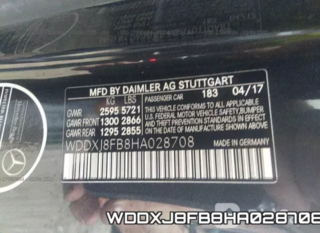WDDXJ8FB8HA028708 фото 10