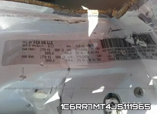 1C6RR7MT4JS111965 фото 10