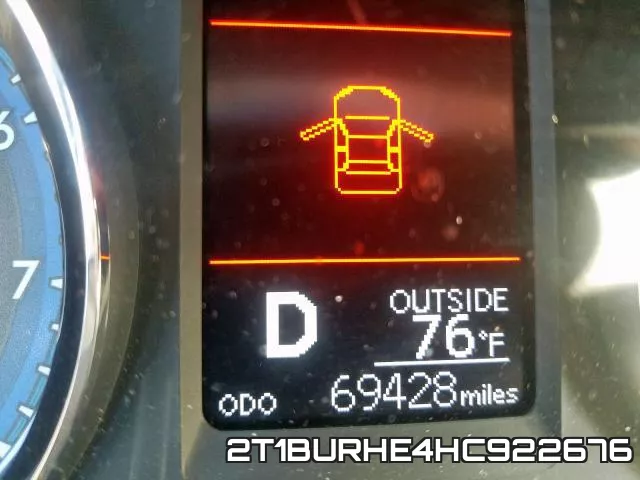 2T1BURHE4HC922676 фото 9