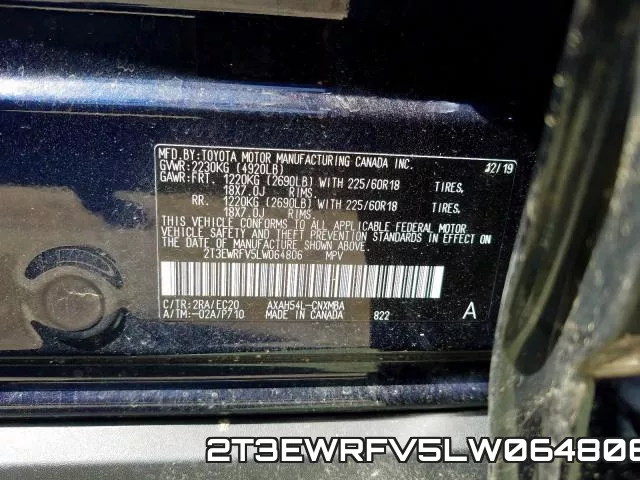 2T3EWRFV5LW064806 фото 2