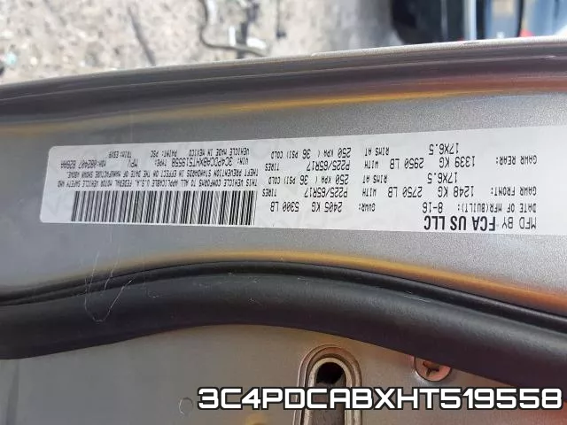 3C4PDCABXHT519558 фото 2
