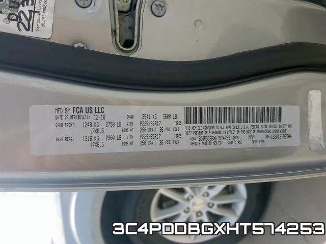 3C4PDDBGXHT574253 фото 2