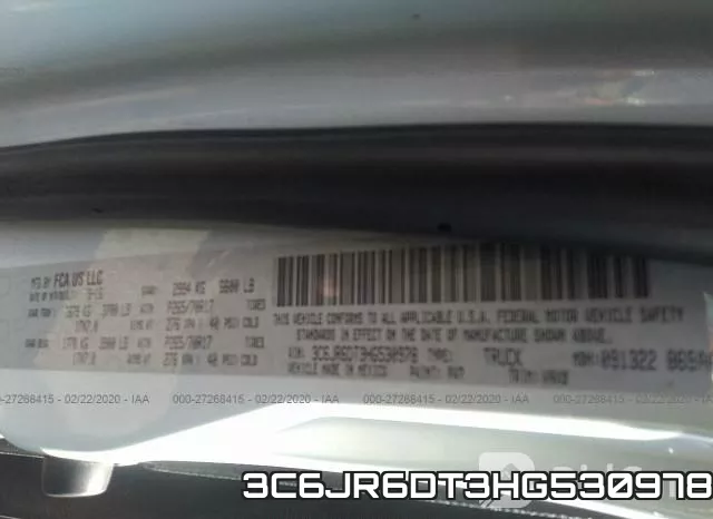 3C6JR6DT3HG530978 фото 10