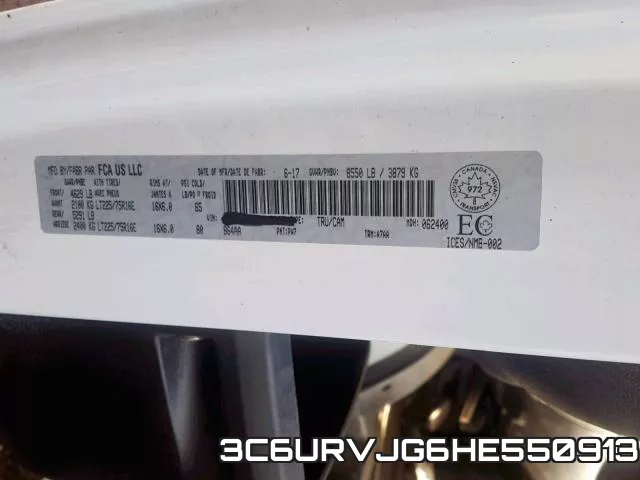 3C6URVJG6HE550913 фото 2