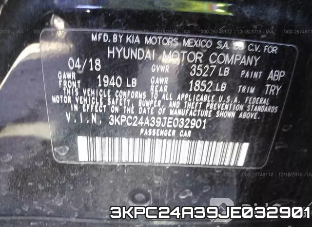 3KPC24A39JE032901 фото 10