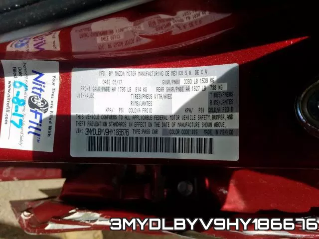 3MYDLBYV9HY186676 фото 2
