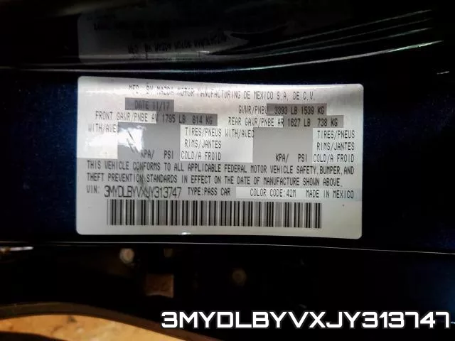 3MYDLBYVXJY313747 фото 2