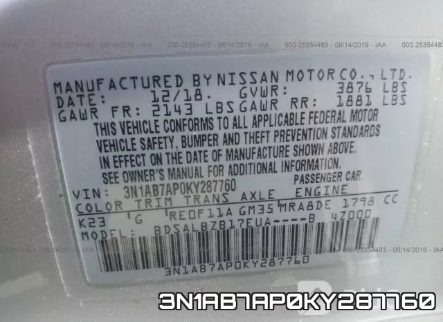 3N1AB7AP0KY287760 фото 9