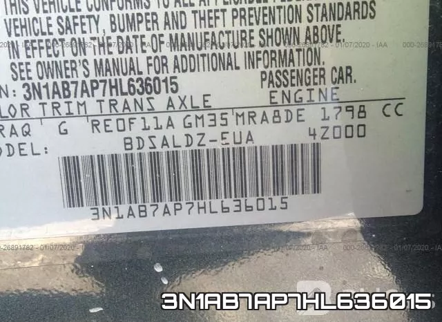 3N1AB7AP7HL636015 фото 10