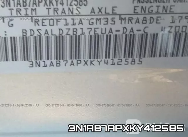 3N1AB7APXKY412585 фото 10