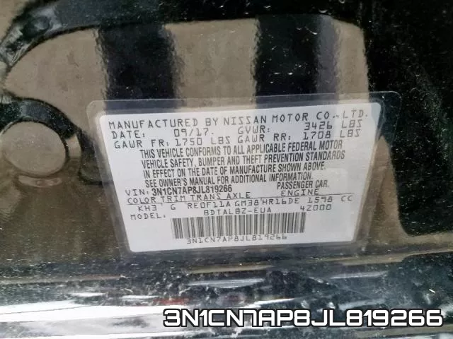 3N1CN7AP8JL819266 фото 2