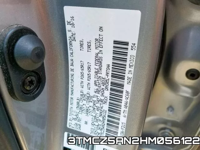 3TMCZ5AN2HM056122 фото 2