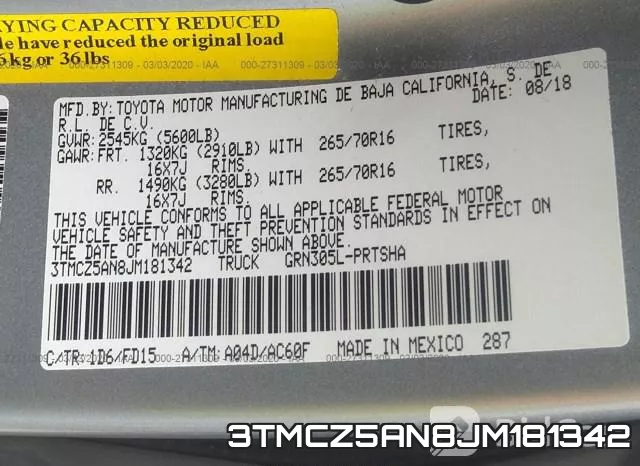 3TMCZ5AN8JM181342 фото 10