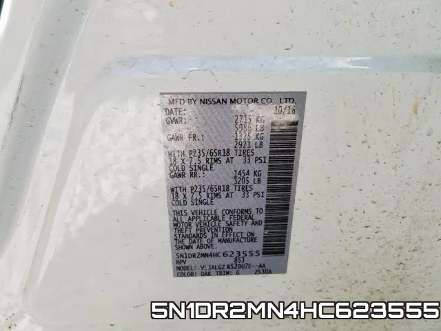 5N1DR2MN4HC623555 фото 2