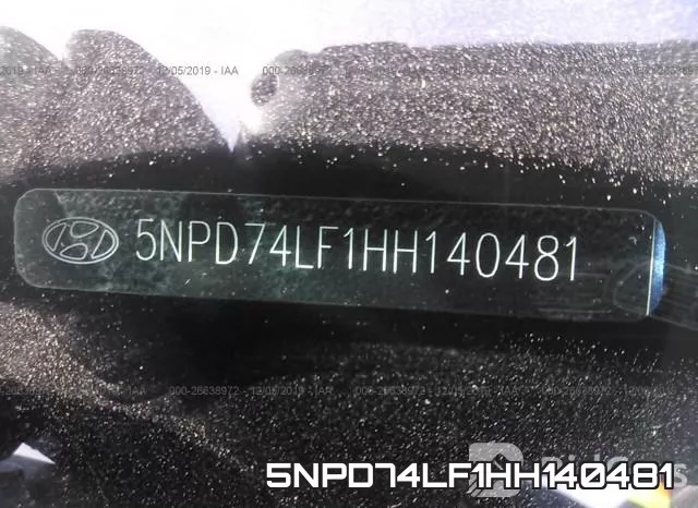 5NPD74LF1HH140481 фото 10