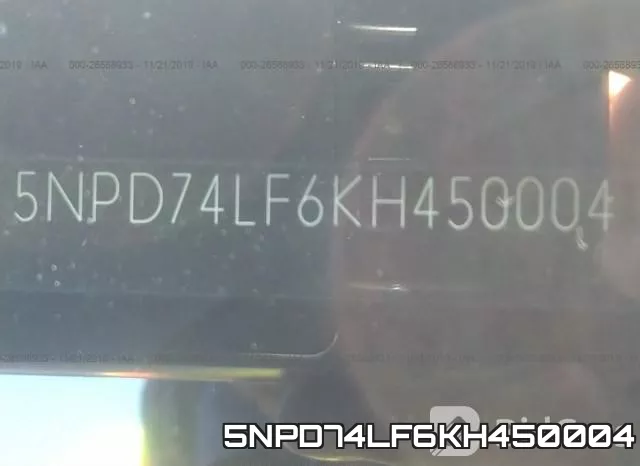 5NPD74LF6KH450004 фото 10