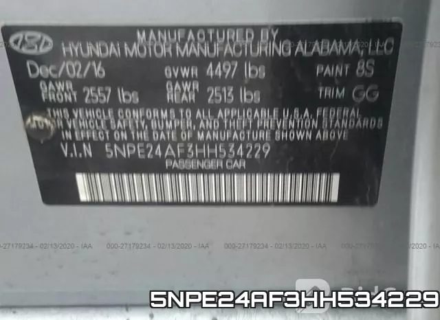 5NPE24AF3HH534229 фото 10