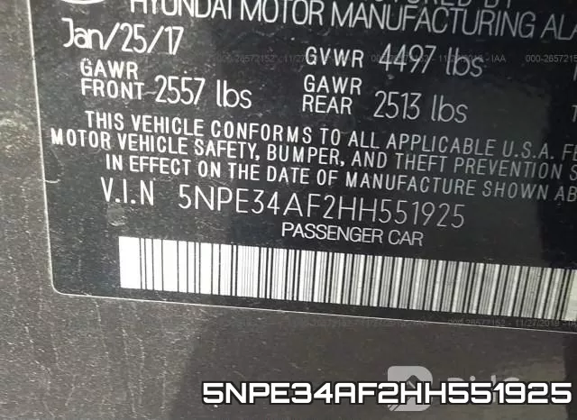 5NPE34AF2HH551925 фото 10