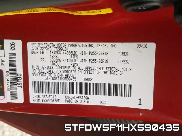 5TFDW5F11HX590435 фото 2