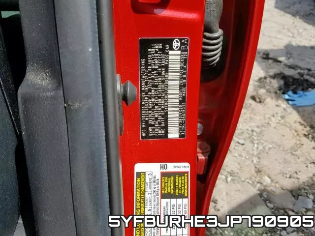 5YFBURHE3JP790905 фото 2