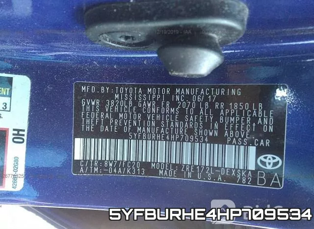 5YFBURHE4HP709534 фото 10