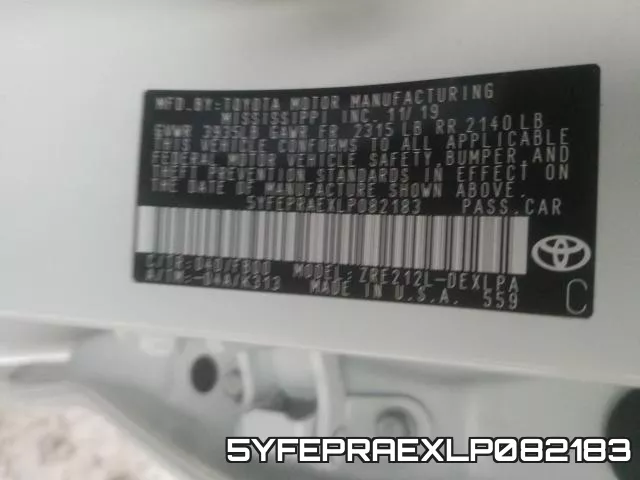 5YFEPRAEXLP082183 фото 2