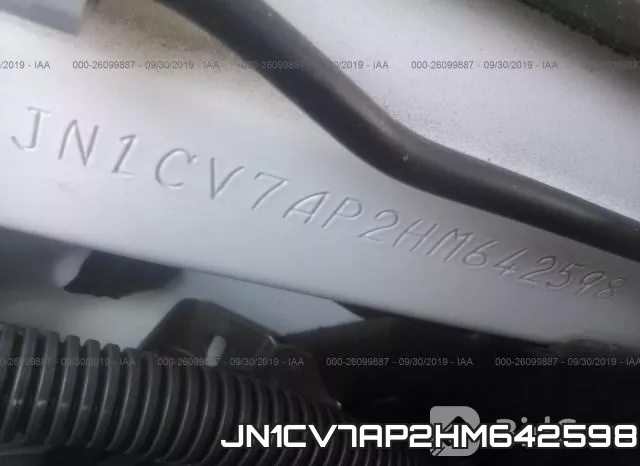JN1CV7AP2HM642598 фото 10