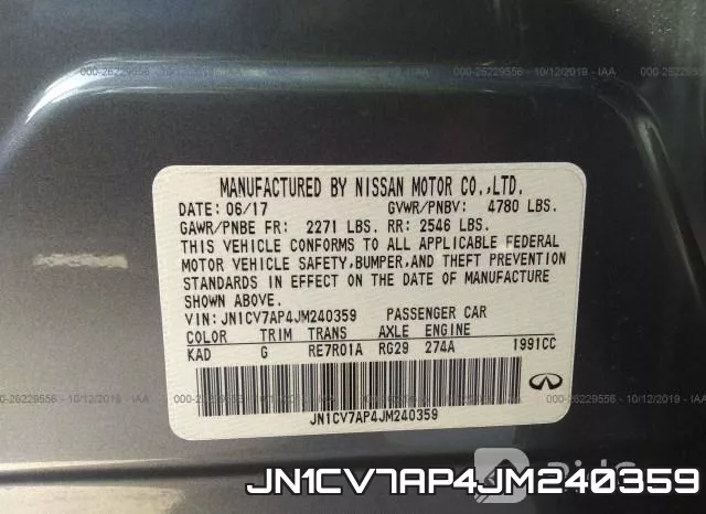 JN1CV7AP4JM240359 фото 10
