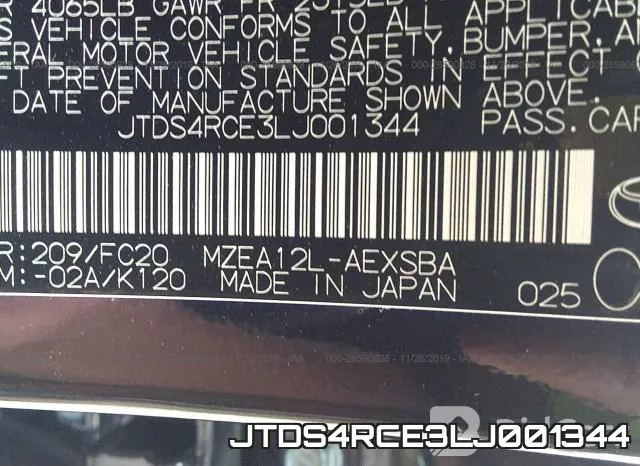 JTDS4RCE3LJ001344 фото 10