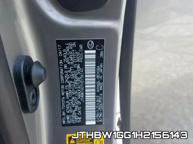 JTHBW1GG1H2156143 фото 2