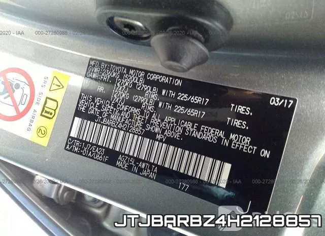 JTJBARBZ4H2128857 фото 10